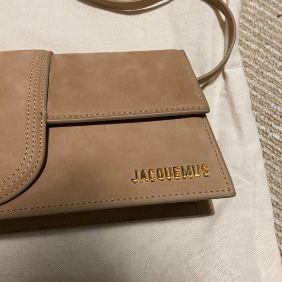SOLD! New Jacquemus Le Bambino Long Bag Dark Beige - Picture 2 of 11